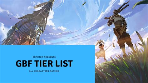 character tier list gbf.